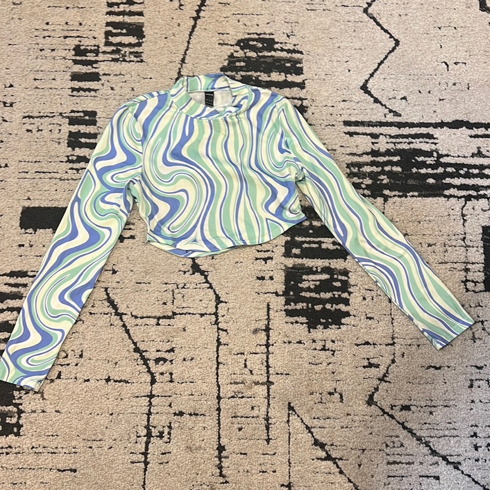 Shein cropped long sleeve